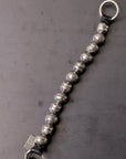 【GOTI】 SILVER STONE BALL＆LEATHER BRACELET_BR2207