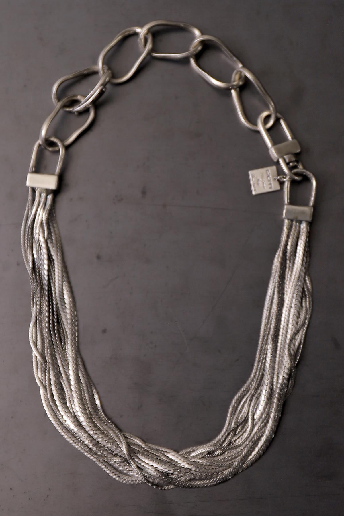 【GOTI】 MIXED FLAT CHAIN NECKLACE_CN2243