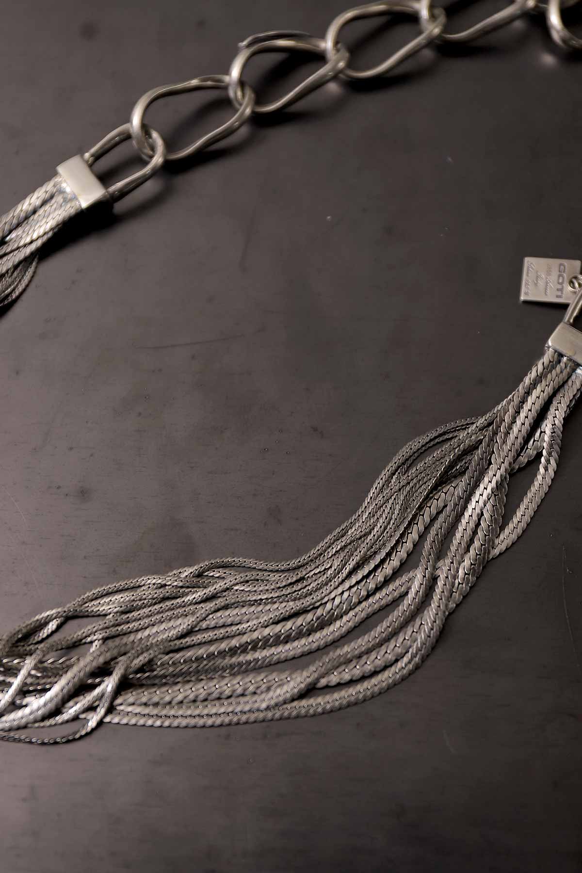 【GOTI】 MIXED FLAT CHAIN NECKLACE_CN2243