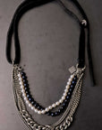 【GOTI】 MIXED CHAIN & PEARL NECKLACE SPECIAL EDITION_CN0304P