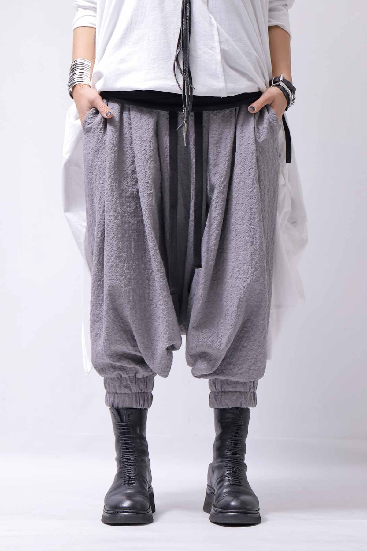 【studio b3】 UNISEX WIDE SARROUEL RIB PANTS LNB1224/M