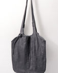 【DANIELE BASTA】 MULTIWAY REVERSIBLE LONG STRAP TOTE BAG_BLACK