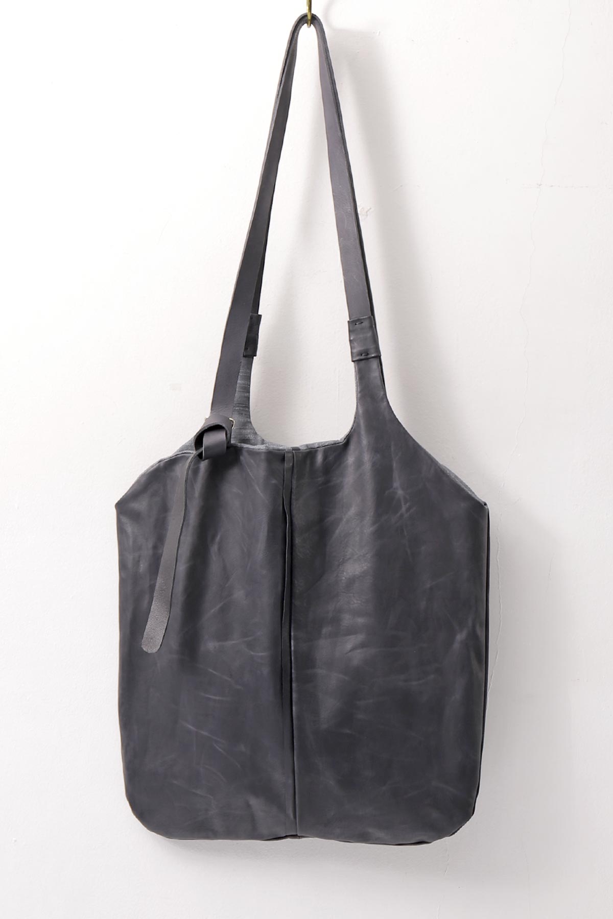 【DANIELE BASTA】 MULTIWAY REVERSIBLE LONG STRAP TOTE BAG_BLACK