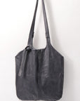 【DANIELE BASTA】 MULTIWAY REVERSIBLE LONG STRAP TOTE BAG_BLACK