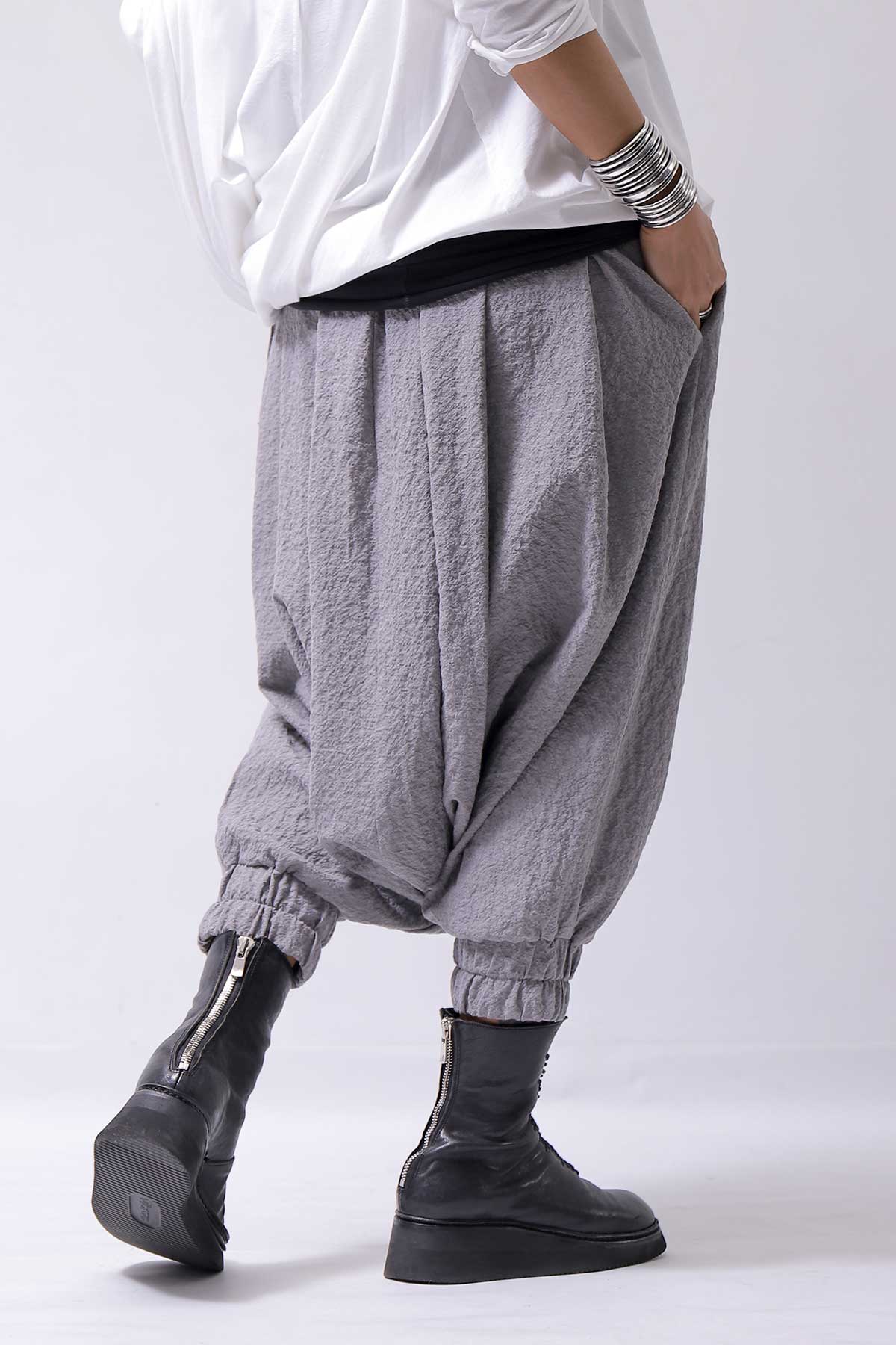 【studio b3】 UNISEX WIDE SARROUEL RIB PANTS LNB1224/M