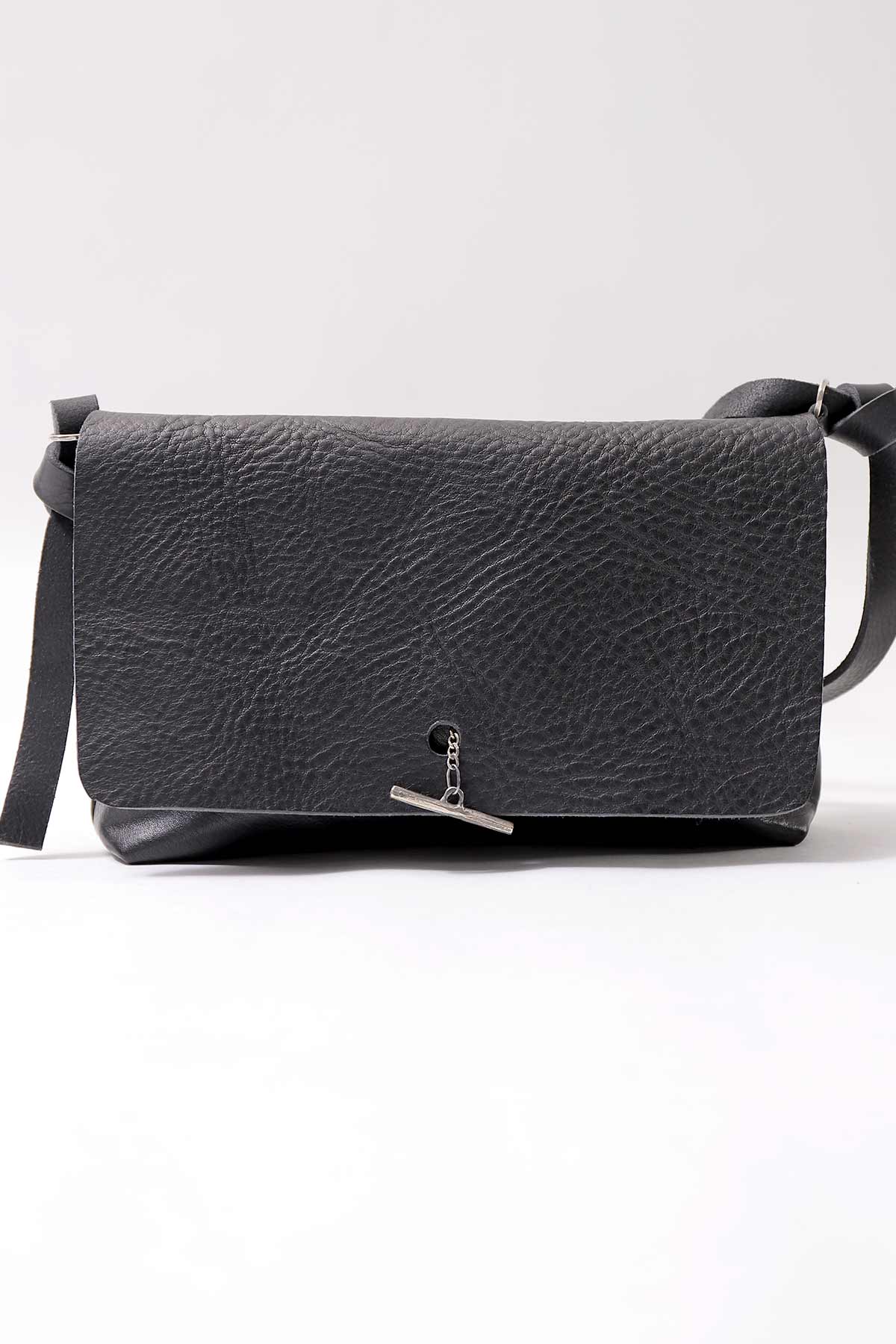 【DANIELE BASTA】 FLAP WALLET POUCH_BLACK