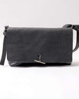 【DANIELE BASTA】 FLAP WALLET POUCH_BLACK