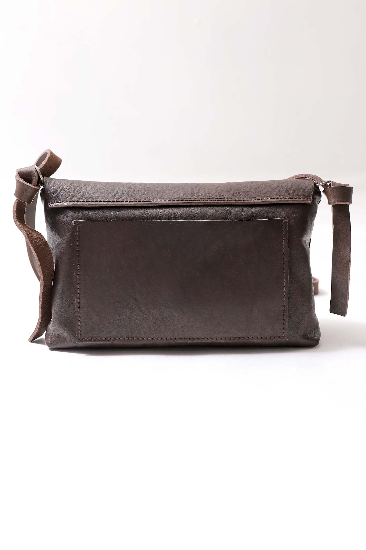 【DANIELE BASTA】 FLAP WALLET POUCH_CHOCOLATE