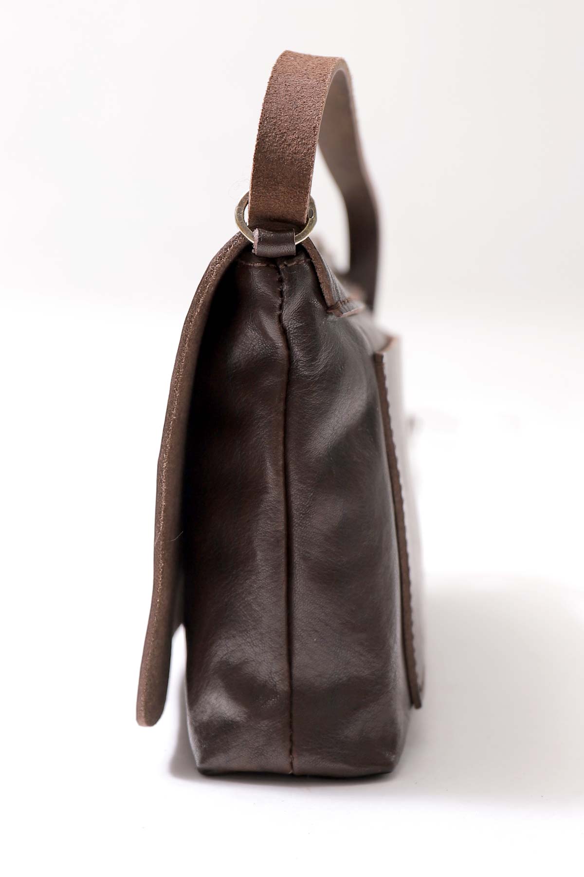 【DANIELE BASTA】 FLAP WALLET POUCH_CHOCOLATE