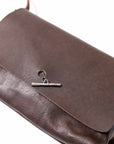 【DANIELE BASTA】 FLAP WALLET POUCH_CHOCOLATE