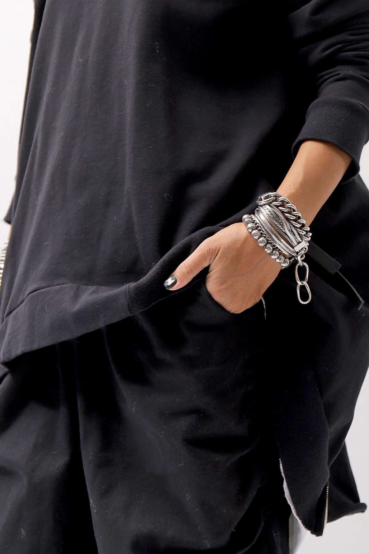 【GOTI】 MIXED FLAT CHAIN BRACELET_BR1279