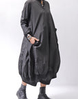 【RUNDHOLZ】 UNISEX COTTON RIB SHIRT CARDIGAN 253 0933_BLACK
