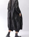 【RUNDHOLZ】 UNISEX COTTON RIB SHIRT CARDIGAN 253 0933_BLACK