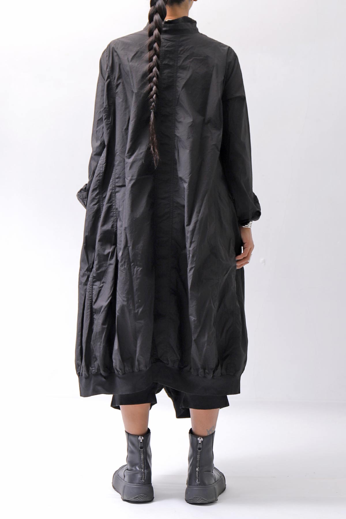 【RUNDHOLZ】 UNISEX COTTON RIB SHIRT CARDIGAN 253 0933_BLACK