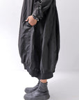 【RUNDHOLZ】 UNISEX COTTON RIB SHIRT CARDIGAN 253 0933_BLACK