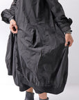 【RUNDHOLZ】 UNISEX COTTON RIB SHIRT CARDIGAN 253 0933_BLACK