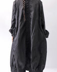 【RUNDHOLZ】 UNISEX COTTON RIB SHIRT CARDIGAN 253 0933_BLACK