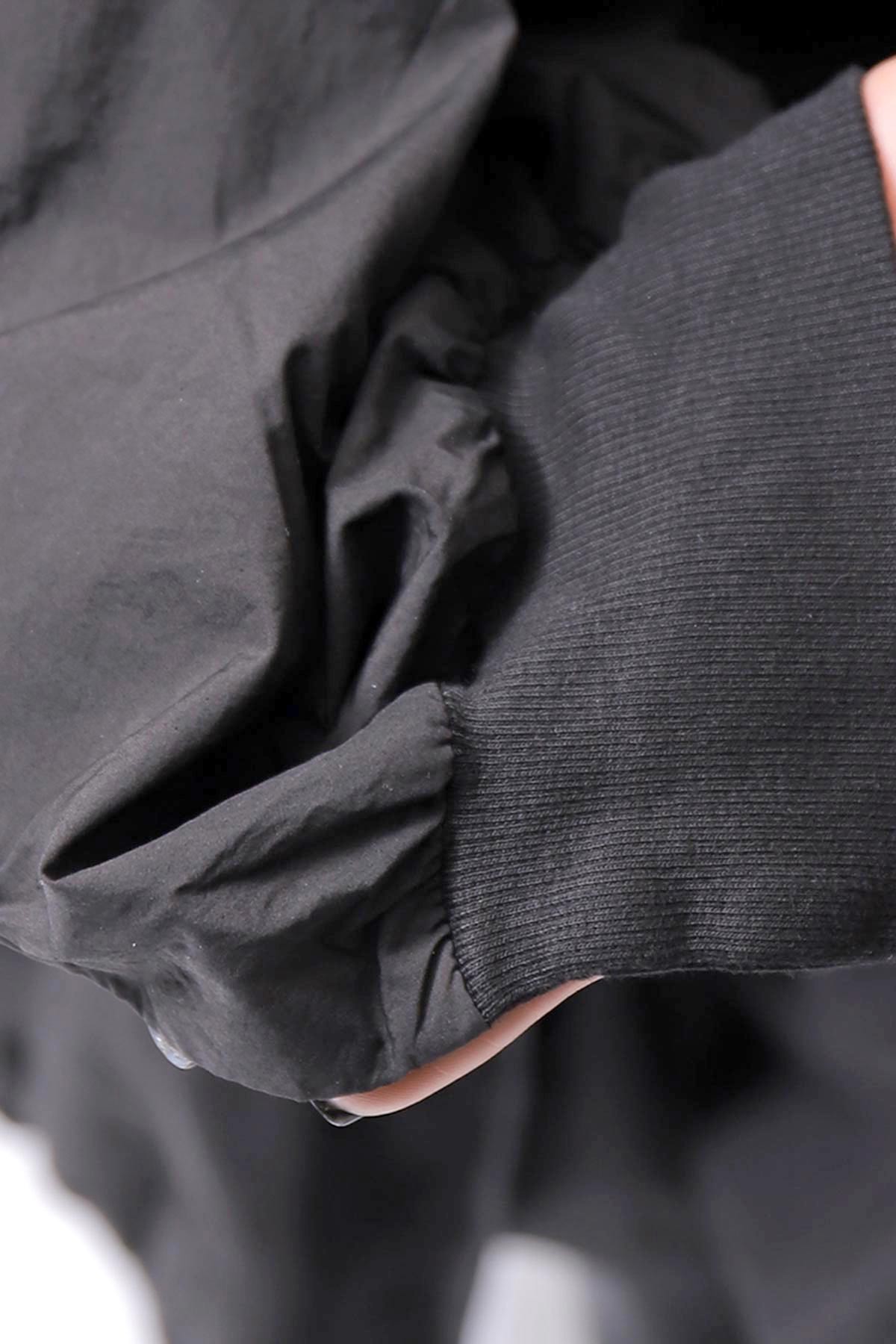 【RUNDHOLZ】 UNISEX COTTON RIB SHIRT CARDIGAN 253 0933_BLACK