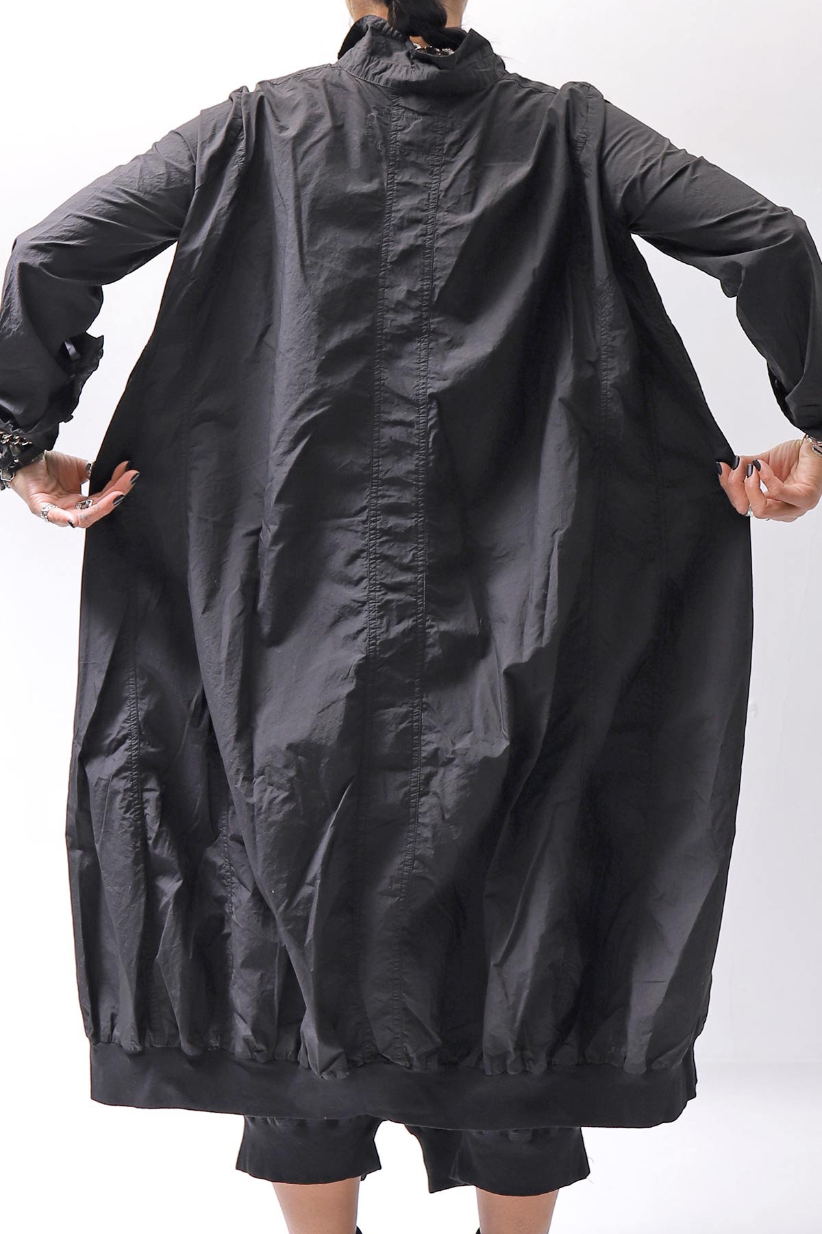 【RUNDHOLZ】 UNISEX COTTON RIB SHIRT CARDIGAN 253 0933_BLACK