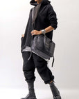 【DANIELE BASTA】2WAY SQUARE SHOULDER BAG_BLACK