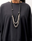 【GOTI】 MIXED CHAIN & PEARL NECKLACE SPECIAL EDITION_CN0304P