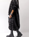 【bajra】 UNISEX BACK DRAPE SHIRT COAT 155QB01_BLACK