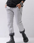 【thom/krom】 UNISEX LOW CROTCH STRETCH DENIM PANTS MT102_BLEACH GREY(LIGHT GREY)