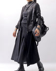 【NOSTRASANTISSIMA】 COVERED WRAP SKIRT SET G01_BLACK