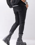 【thom/krom】 UNISEX SKINNY STRETCH DENIM PANTS WT79_BLACK