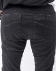 【thom/krom】 UNISEX SKINNY STRETCH DENIM PANTS WT79_BLACK