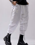 【studio b3】 UNISEX 2WAY CARGO COTTON PANTS BZB1674 _OFF WHITE