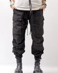 【thom/krom】 UNISEX COTTON CARGO RIB PANTS MP7_BLACK