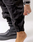 【thom/krom】 UNISEX COTTON CARGO RIB PANTS MP7_BLACK