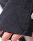 【thom/krom】 SKIN COTTON SLEEVE-LESS LONG DRESS WD58_BLACK
