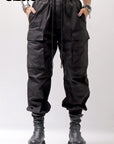 【thom/krom】 UNISEX COTTON CARGO RIB PANTS MP7_BLACK