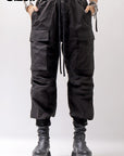 【thom/krom】 UNISEX COTTON CARGO RIB PANTS MP7_BLACK