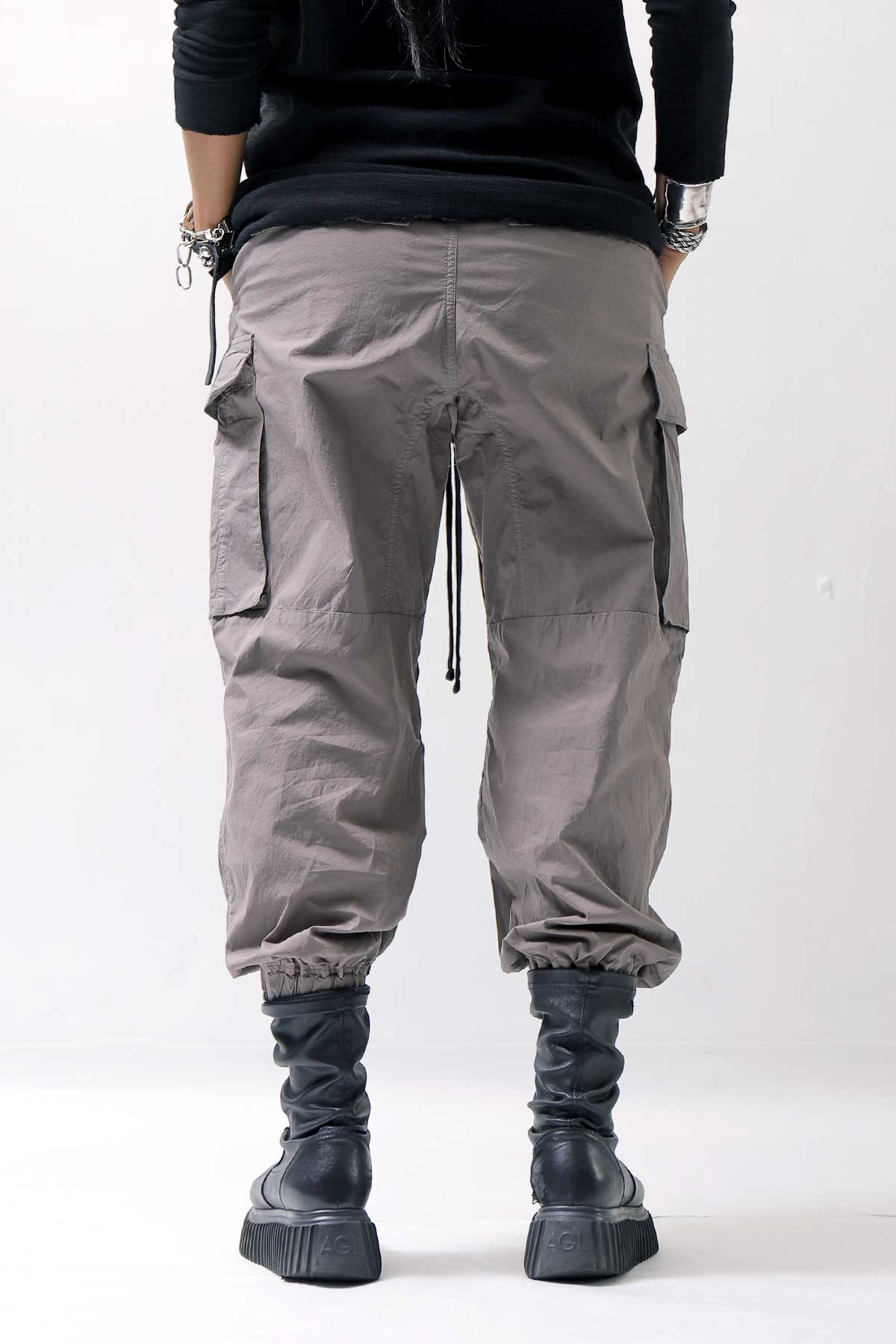 【thom/krom】 UNISEX COTTON CARGO RIB PANTS MP7_ROCK