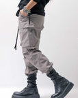 【thom/krom】 UNISEX COTTON CARGO RIB PANTS MP7_ROCK