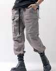 【thom/krom】 UNISEX COTTON CARGO RIB PANTS MP7_ROCK