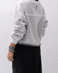 【thom/krom】 LIGHT SWEAT SHORT TOP WS496_SPRAY GREY