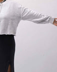 【thom/krom】 LIGHT SWEAT SHORT TOP WS496_SPRAY GREY