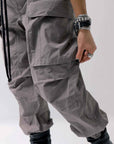 【thom/krom】 UNISEX COTTON CARGO RIB PANTS MP7_ROCK