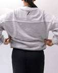 【thom/krom】 LIGHT SWEAT SHORT TOP WS496_SPRAY GREY