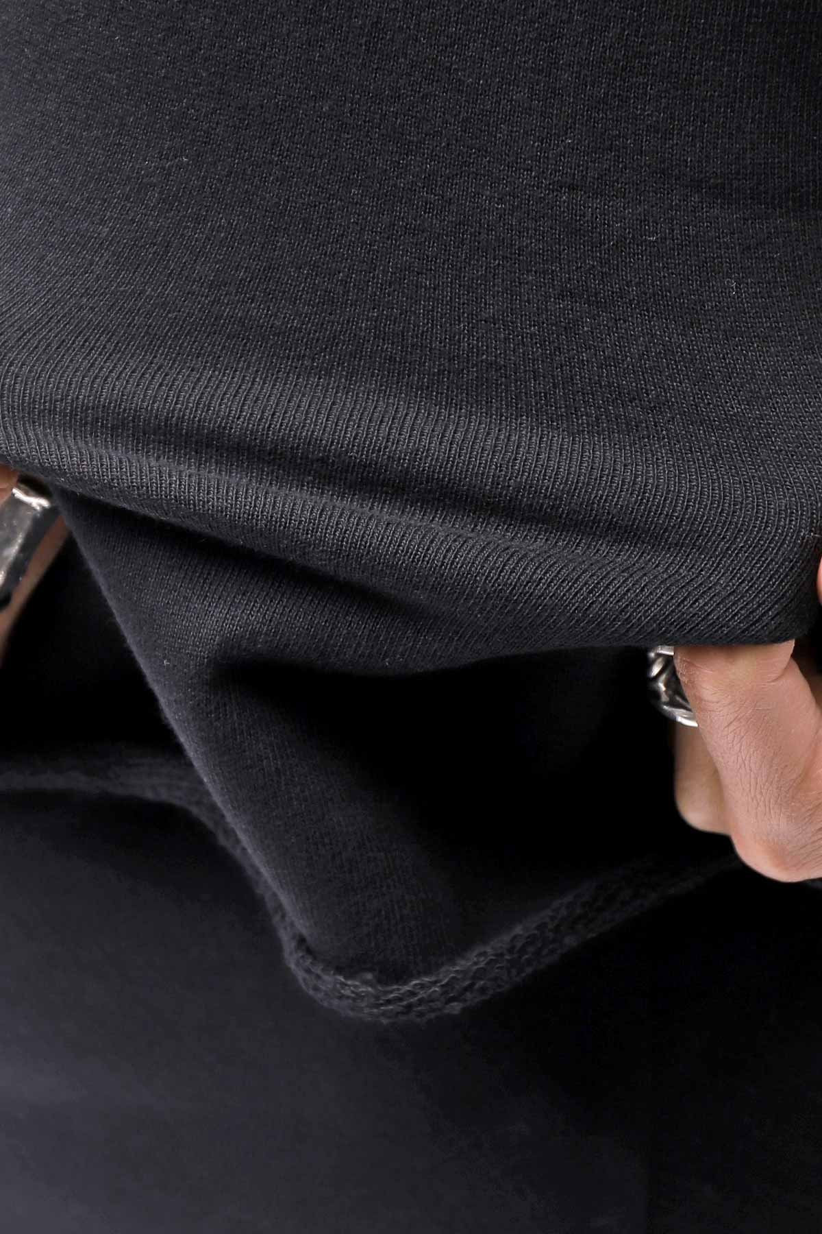 【thom/krom】 LIGHT SWEAT SHORT TOP WS496_BLACK