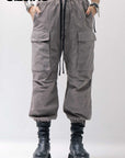 【thom/krom】 UNISEX COTTON CARGO RIB PANTS MP7_ROCK