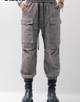 【thom/krom】 UNISEX COTTON CARGO RIB PANTS MP7_ROCK