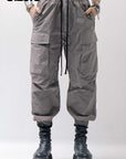 【thom/krom】 UNISEX COTTON CARGO RIB PANTS MP7_ROCK