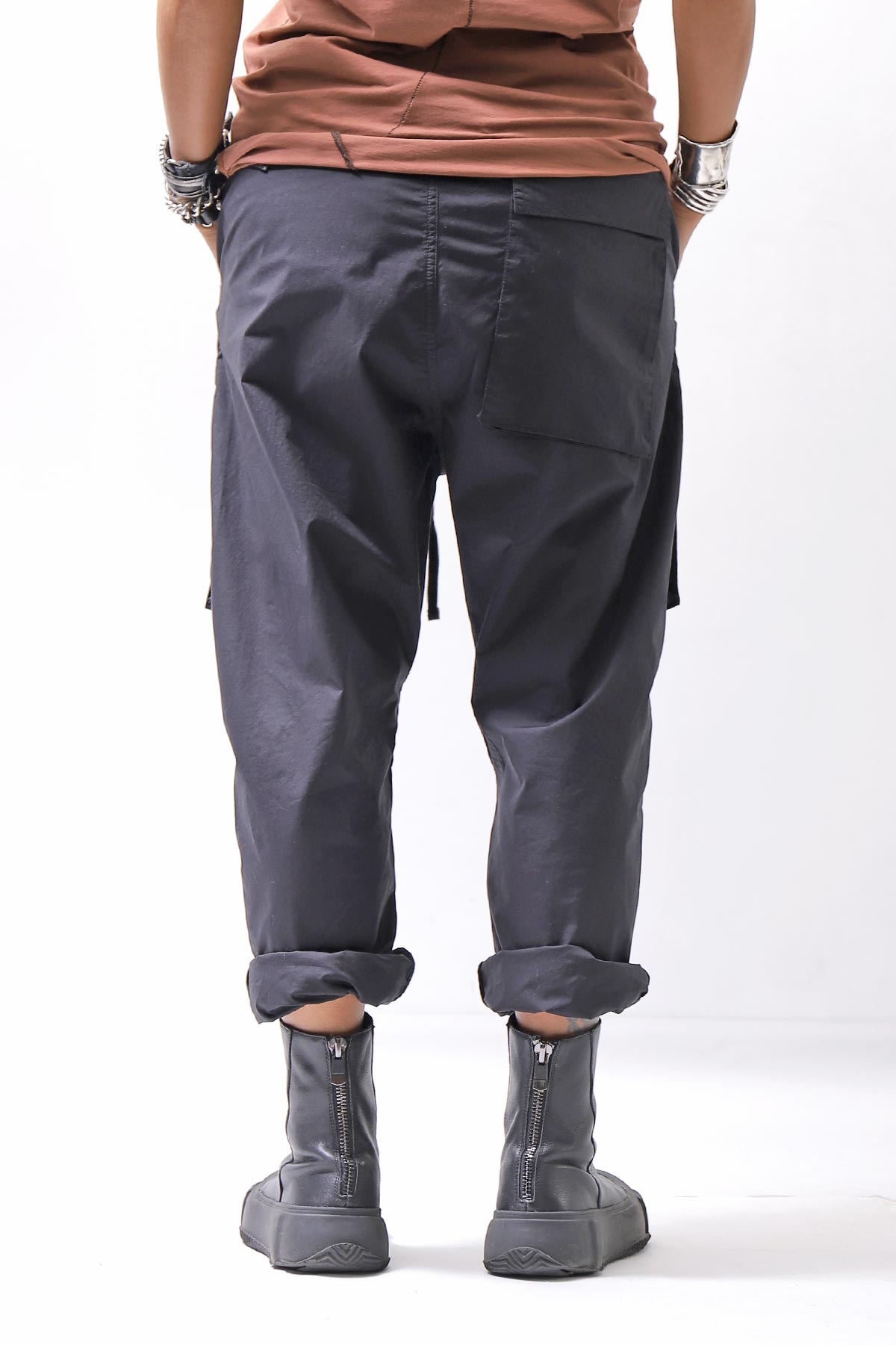 【thom/krom】 UNISEX EASY COTTON PANTS MP34_BLACK