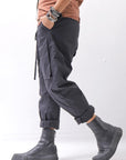 【thom/krom】 UNISEX EASY COTTON PANTS MP34_BLACK