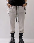 【thom/krom】 UNISEX COTTON DOUBLE FACE RIB PANTS MTS467_DUNE